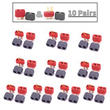 【UPC：797805970200  Asin： B07ZPVRT3F】4 LEAF Updated T Plug Connectors Sheath Style Power Plug for RC Battery ESC Motor Controller （10 Pack)