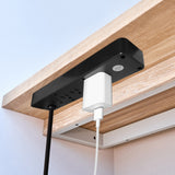 8 Outlets Double Side Recessed Power Strip with USB C PD 20W Flush 0 Desktop Power Extender Built in Under Desk Multiple Power Outlets Flat Plug