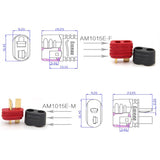 【UPC：797805970200  Asin： B07ZPVRT3F】4 LEAF Updated T Plug Connectors Sheath Style Power Plug for RC Battery ESC Motor Controller （10 Pack)