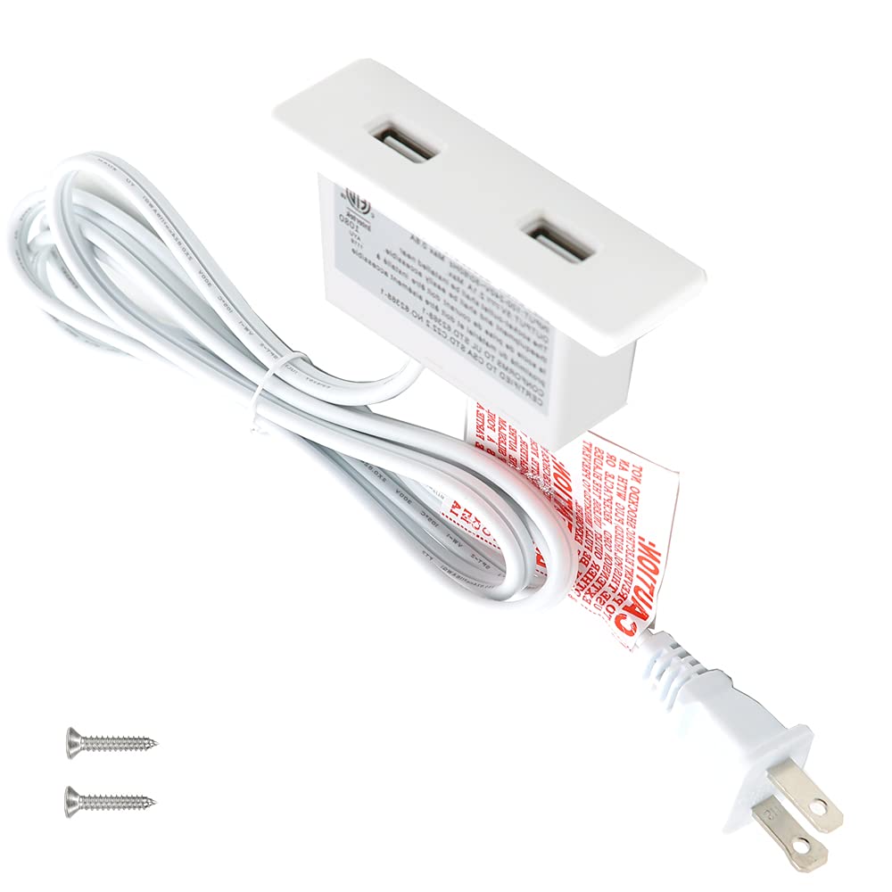 Powered USB Hub Socket Recessed USB Power Strip Outlet