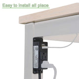 Power Strip with USB Ports, Wall Mounted Power Strip 2AC Outlet